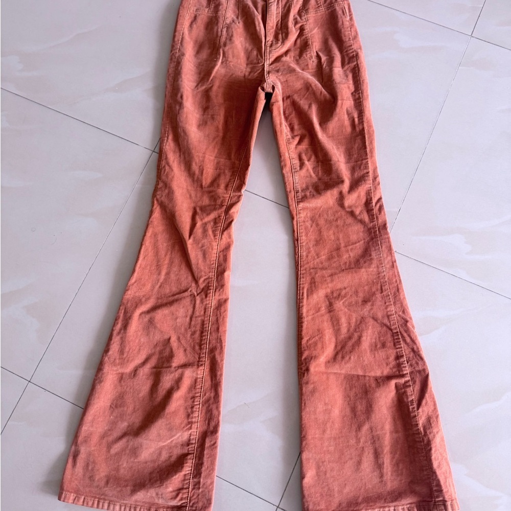 We The Free Burnt Orange Corduroy Pants - Picture 11 of 16
